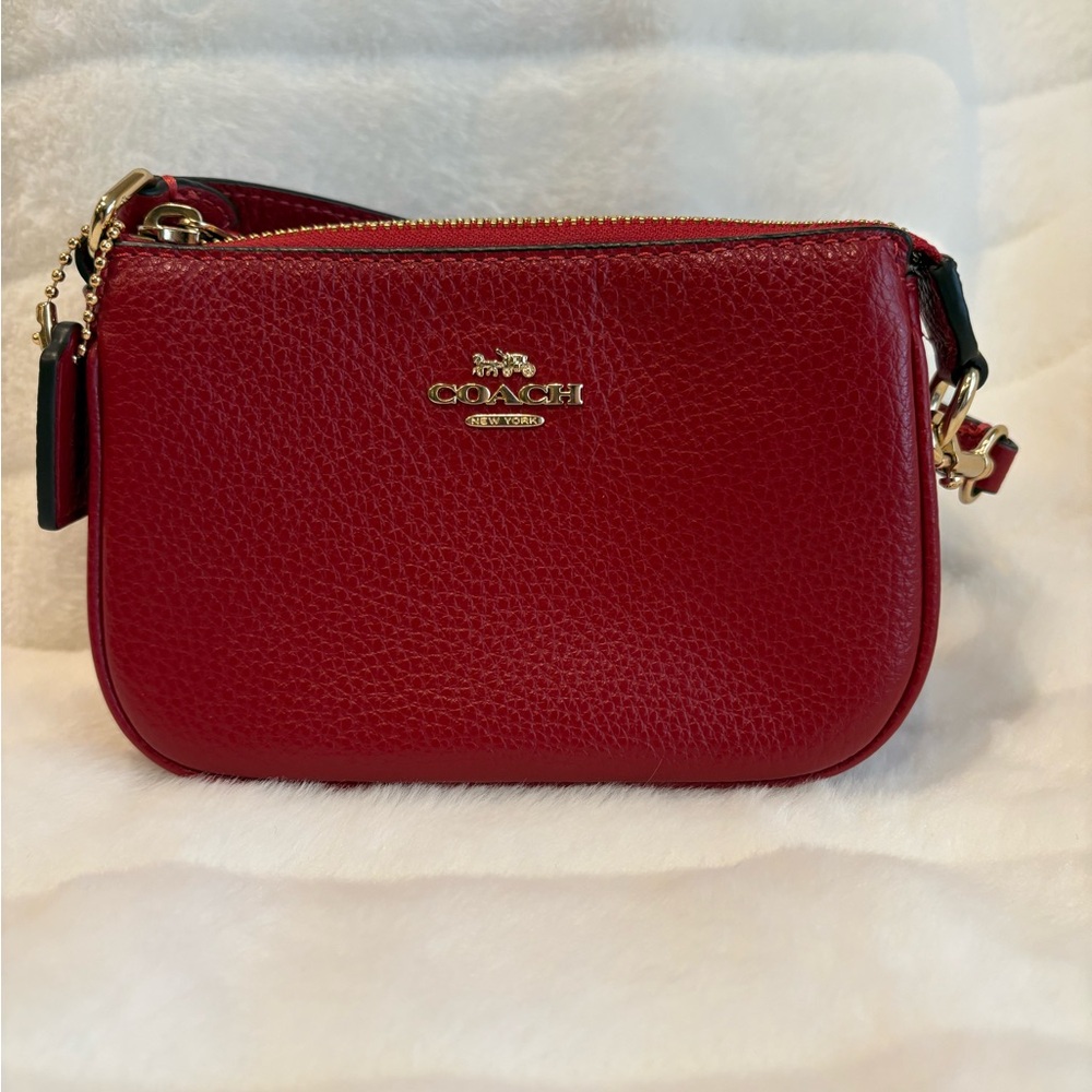 Coach Red Leather Women's Bag